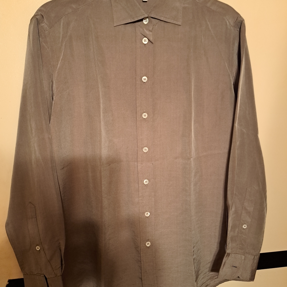 Giorgio Armani Charcoal Dress Shirt